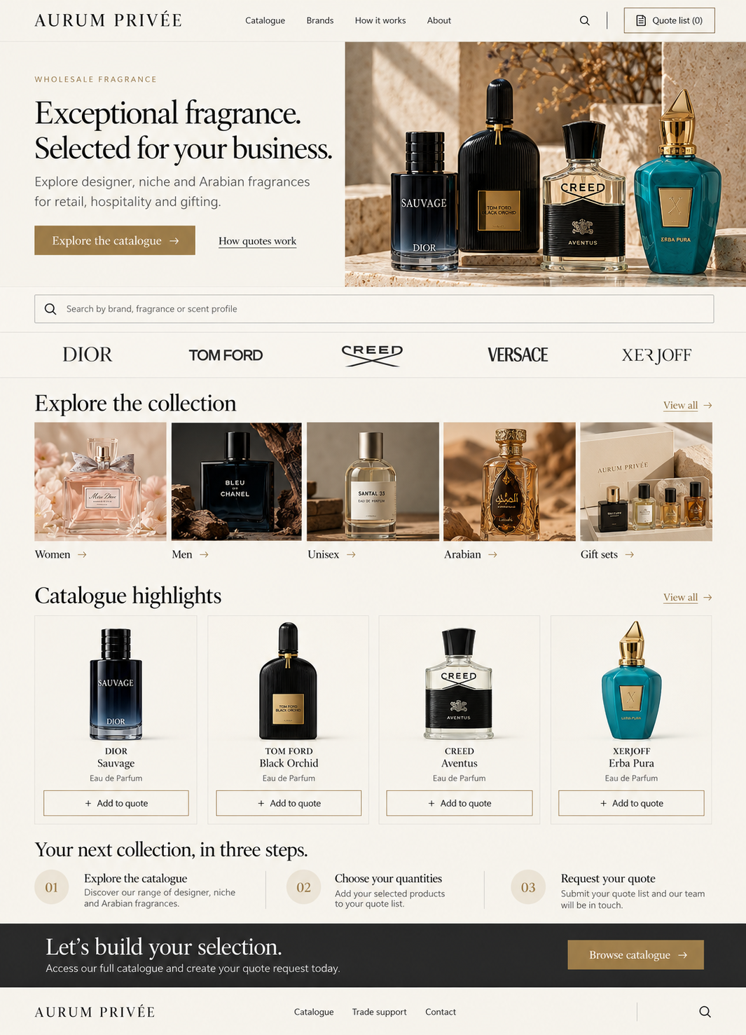 Women fragrance collection